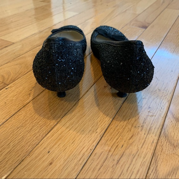 Miu Miu Round Toe Sparkly Kitten Heel Shoes sz 38 - Picture 3 of 8